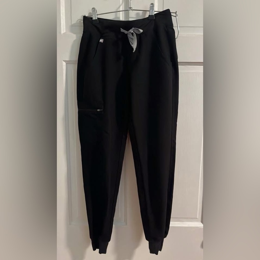 Figs Black Zamora Jogger Scrub Pants